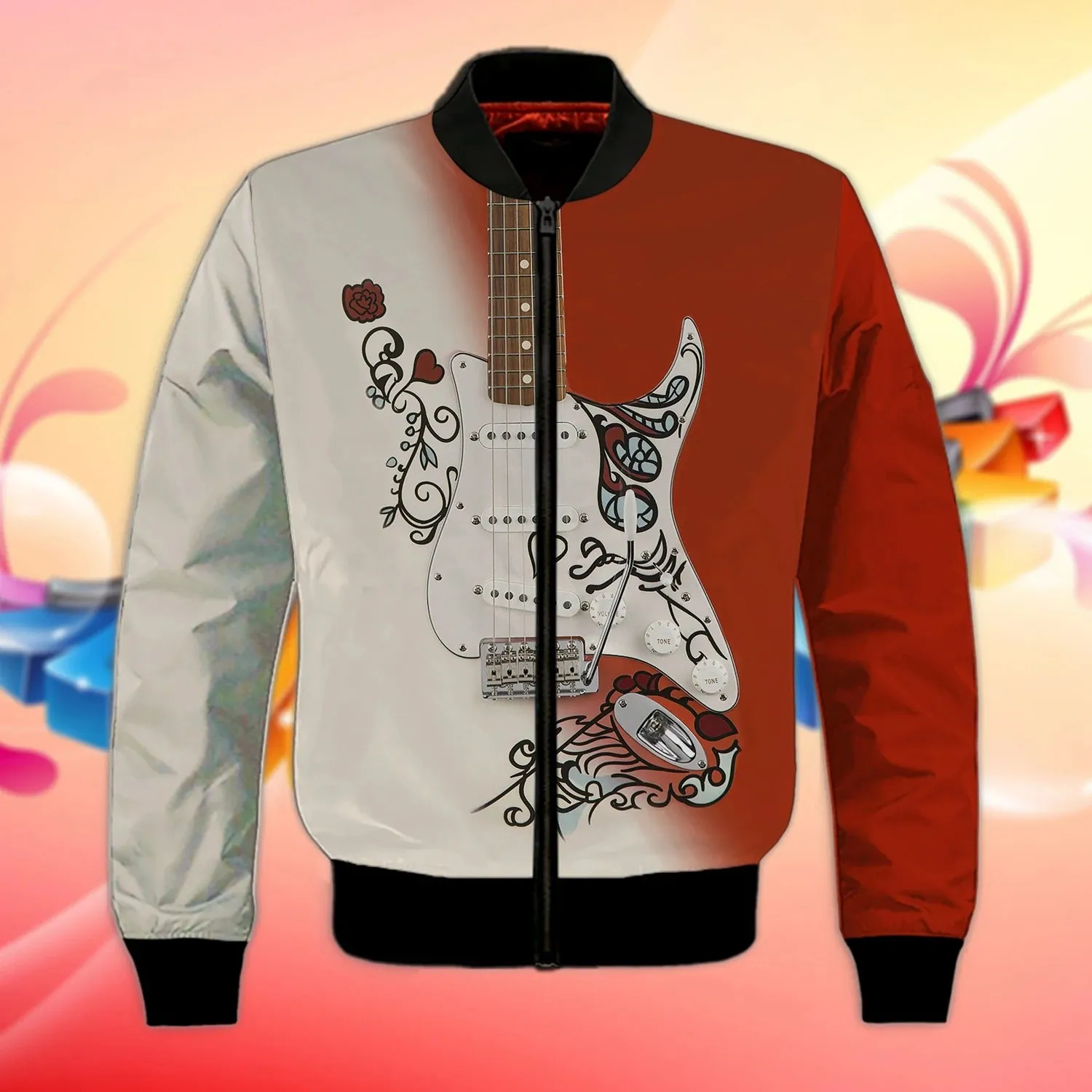 3D All Over Print Hoodie Shirt For Guitar Lovers, Sublimation Guitar Shirts For Men And Woman