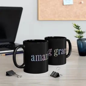 Amazing Grace 11oz Black Mug