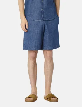 A.P.C. Kaplan Denim Shorts - Washed Indigo