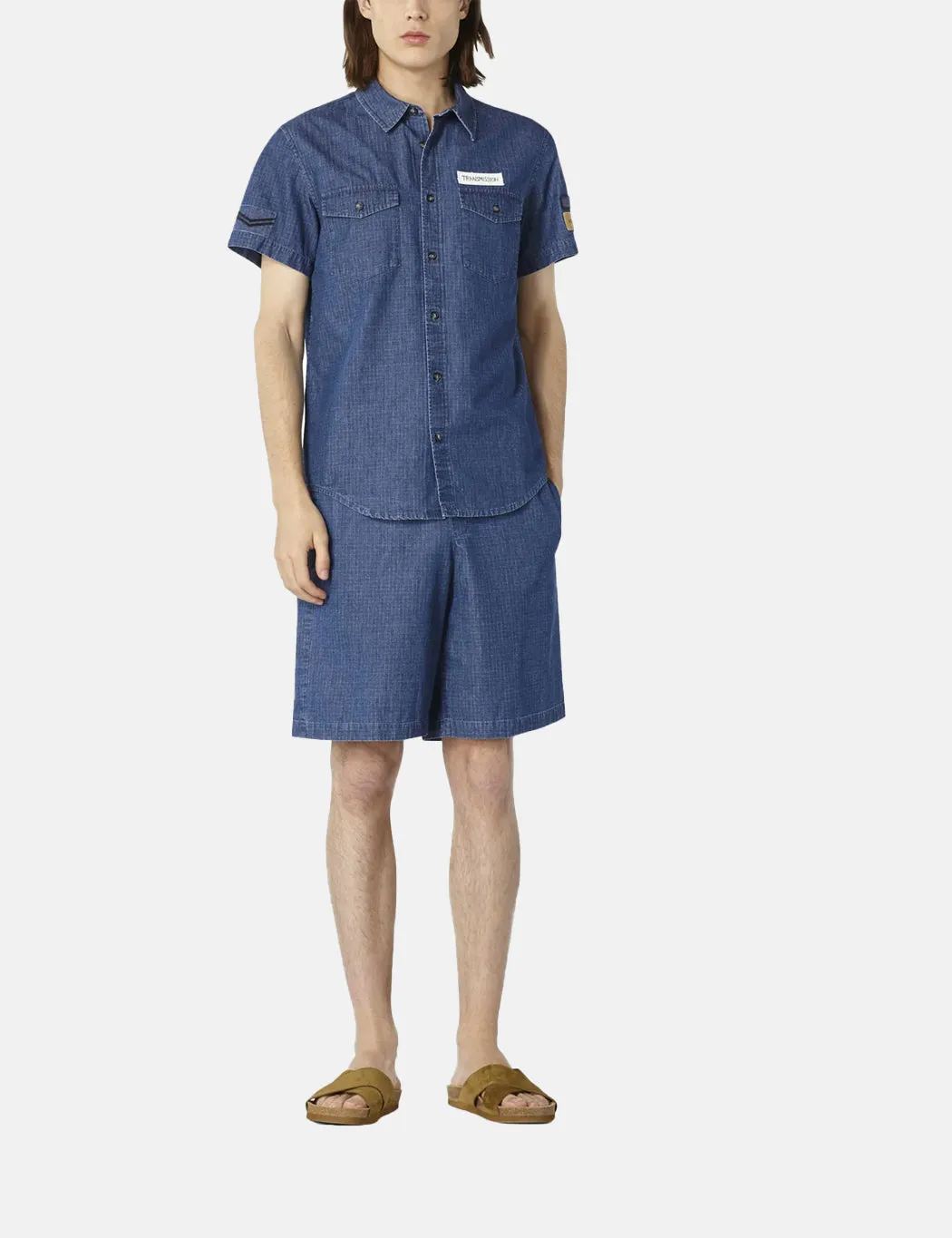 A.P.C. Kaplan Denim Shorts - Washed Indigo