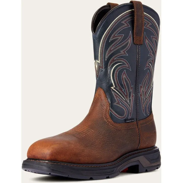 Ariat Men's WorkHog Xt Cottonwood Cabon Toe Western Work Boot - Brown - 10038317