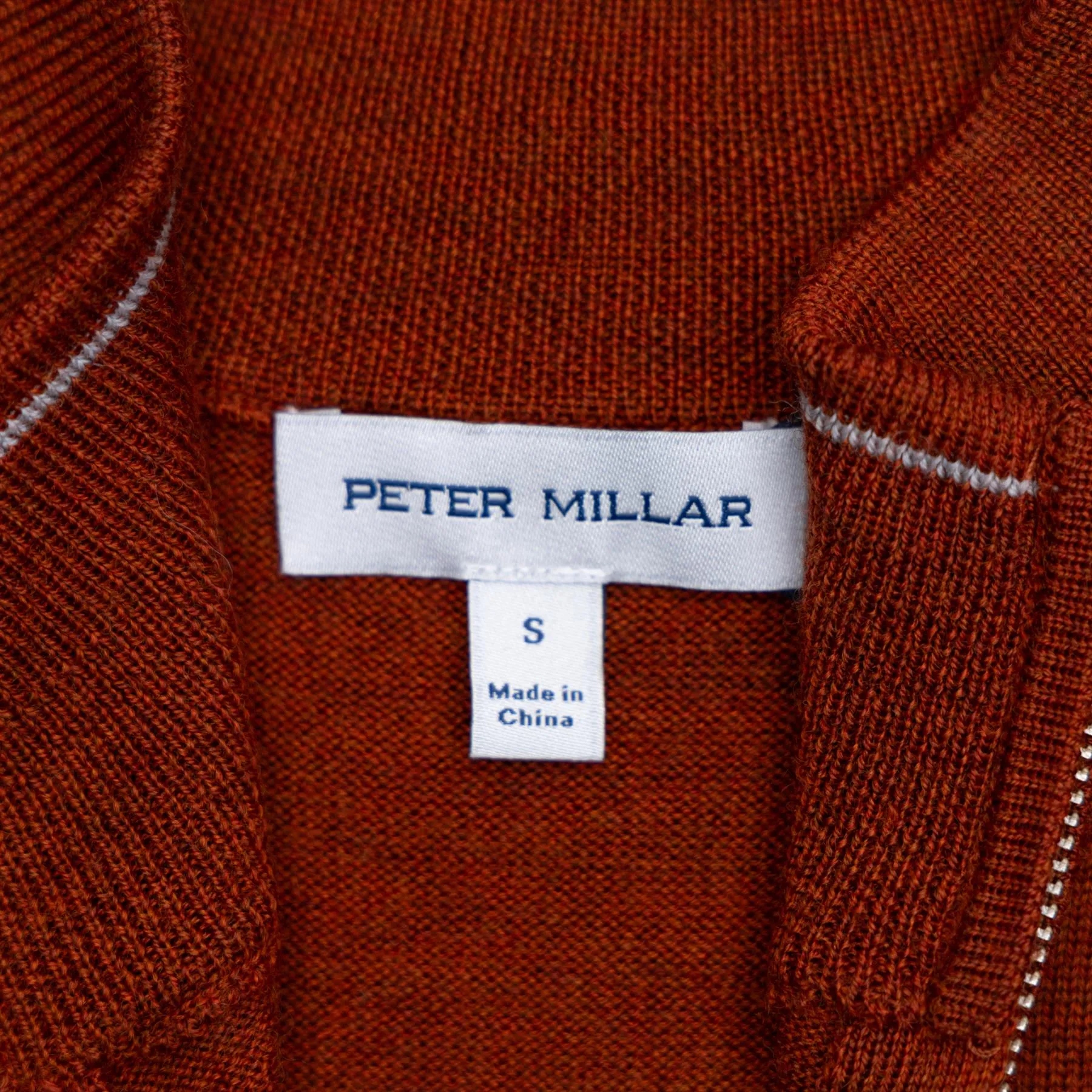 Autumn Crest Quarter Zip Merino Knit Mid Layer Cider - AW23