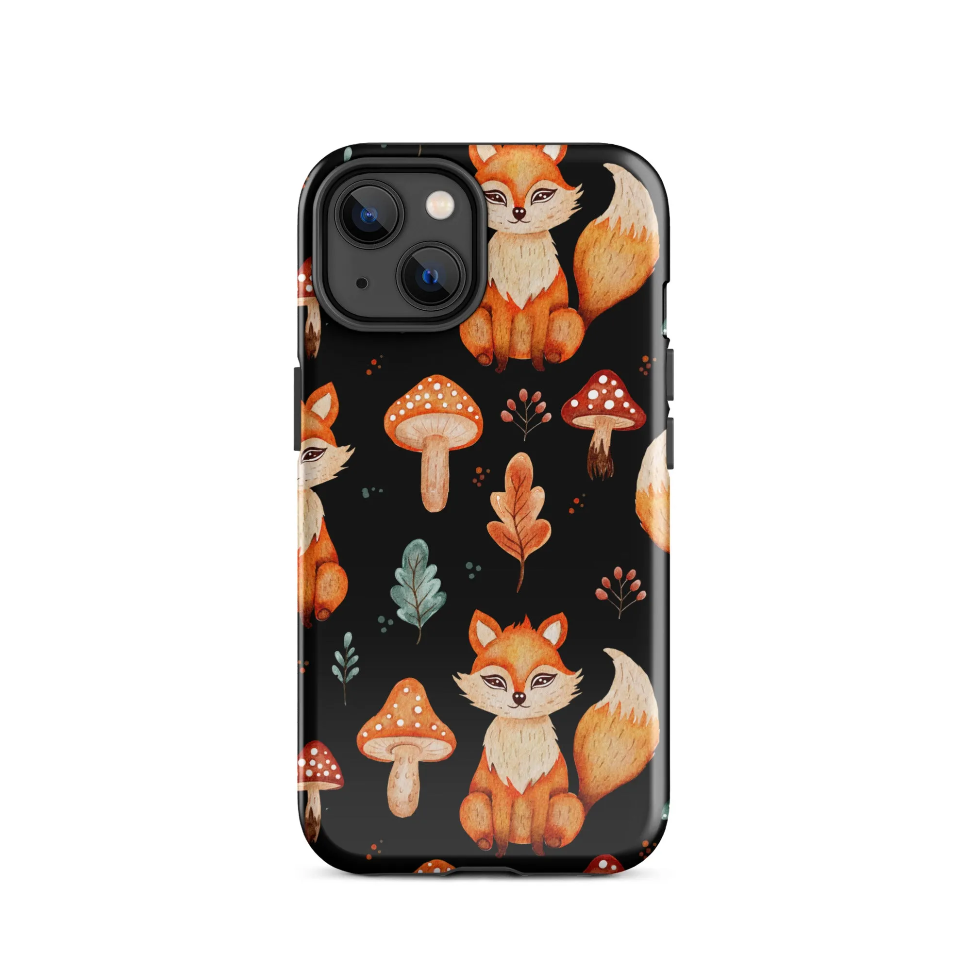 Autumn Fox & Mushroom Premium iphone Case