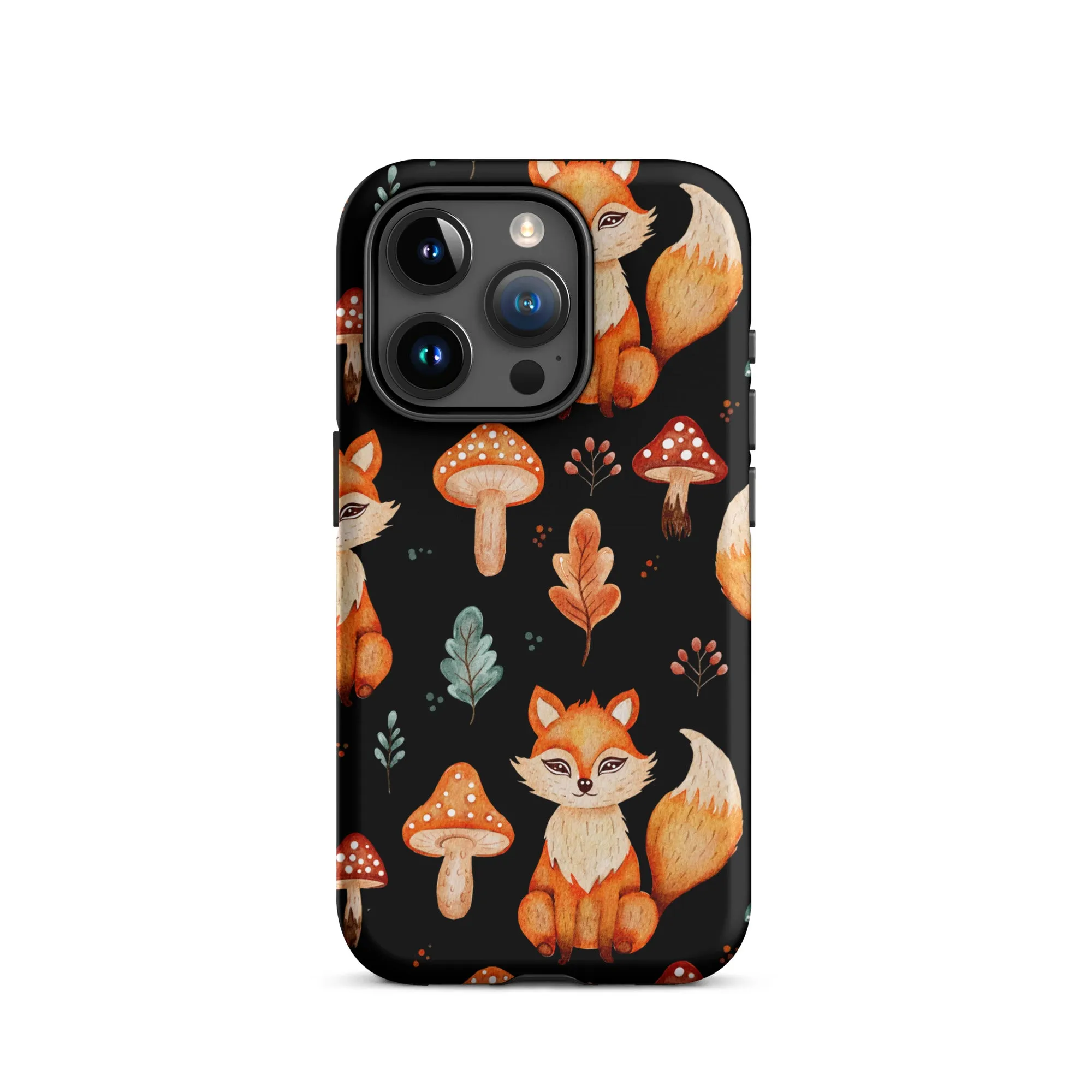 Autumn Fox & Mushroom Premium iphone Case