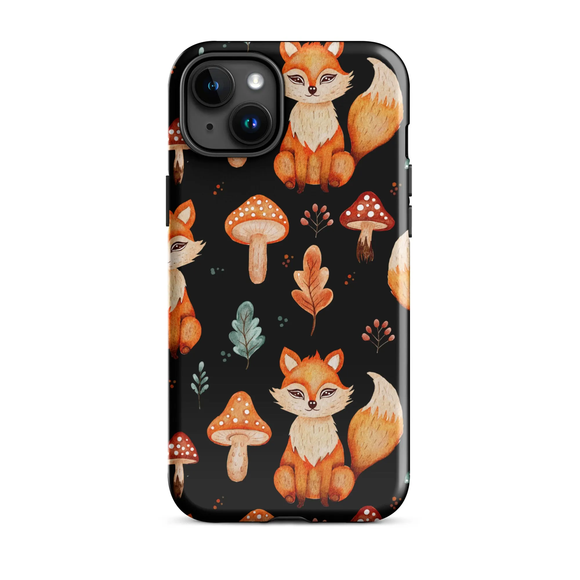 Autumn Fox & Mushroom Premium iphone Case