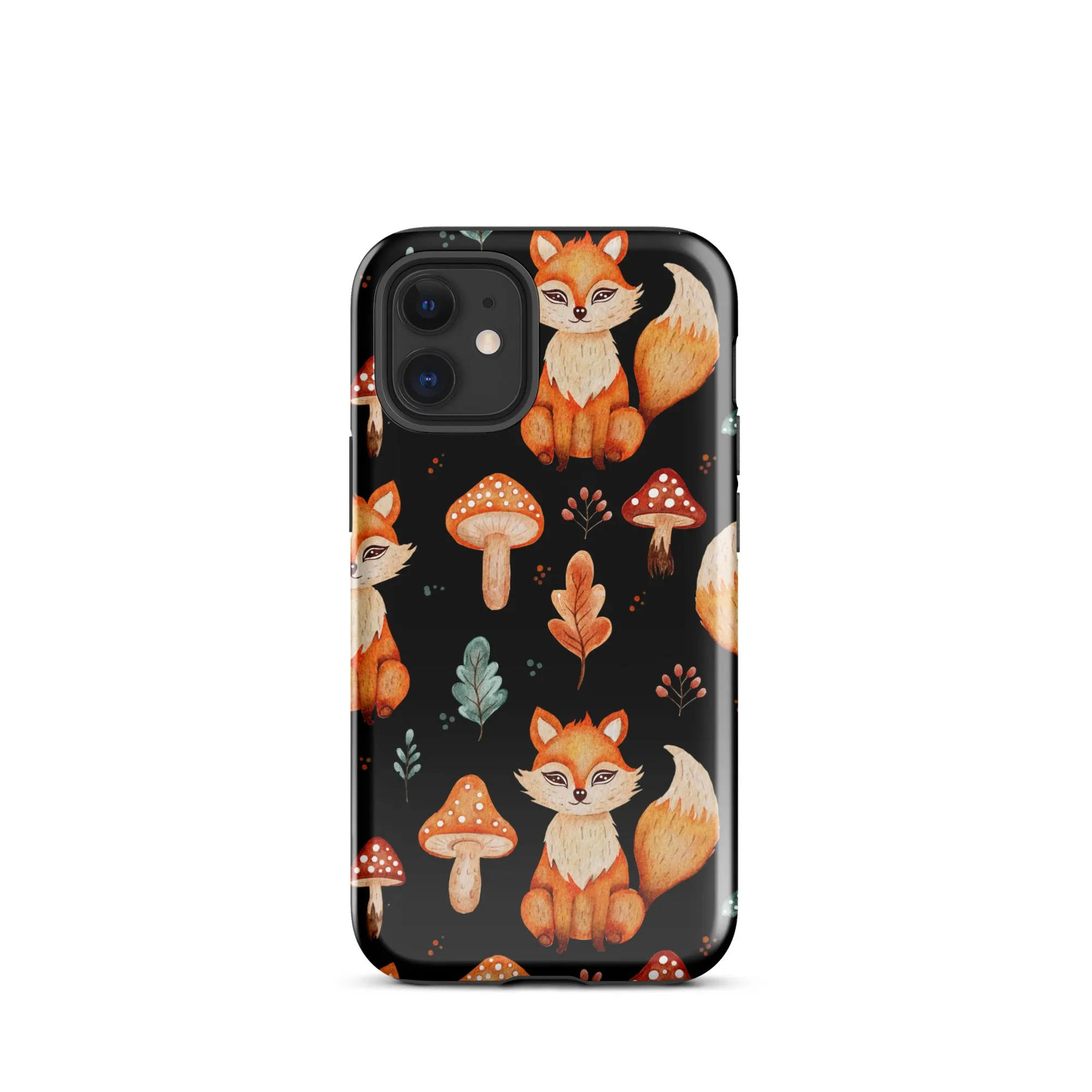 Autumn Fox & Mushroom Premium iphone Case