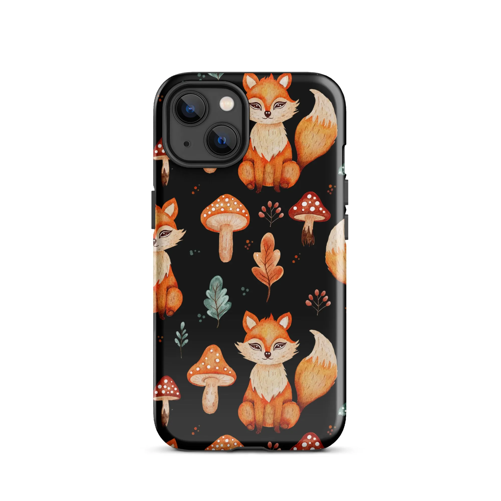 Autumn Fox & Mushroom Premium iphone Case