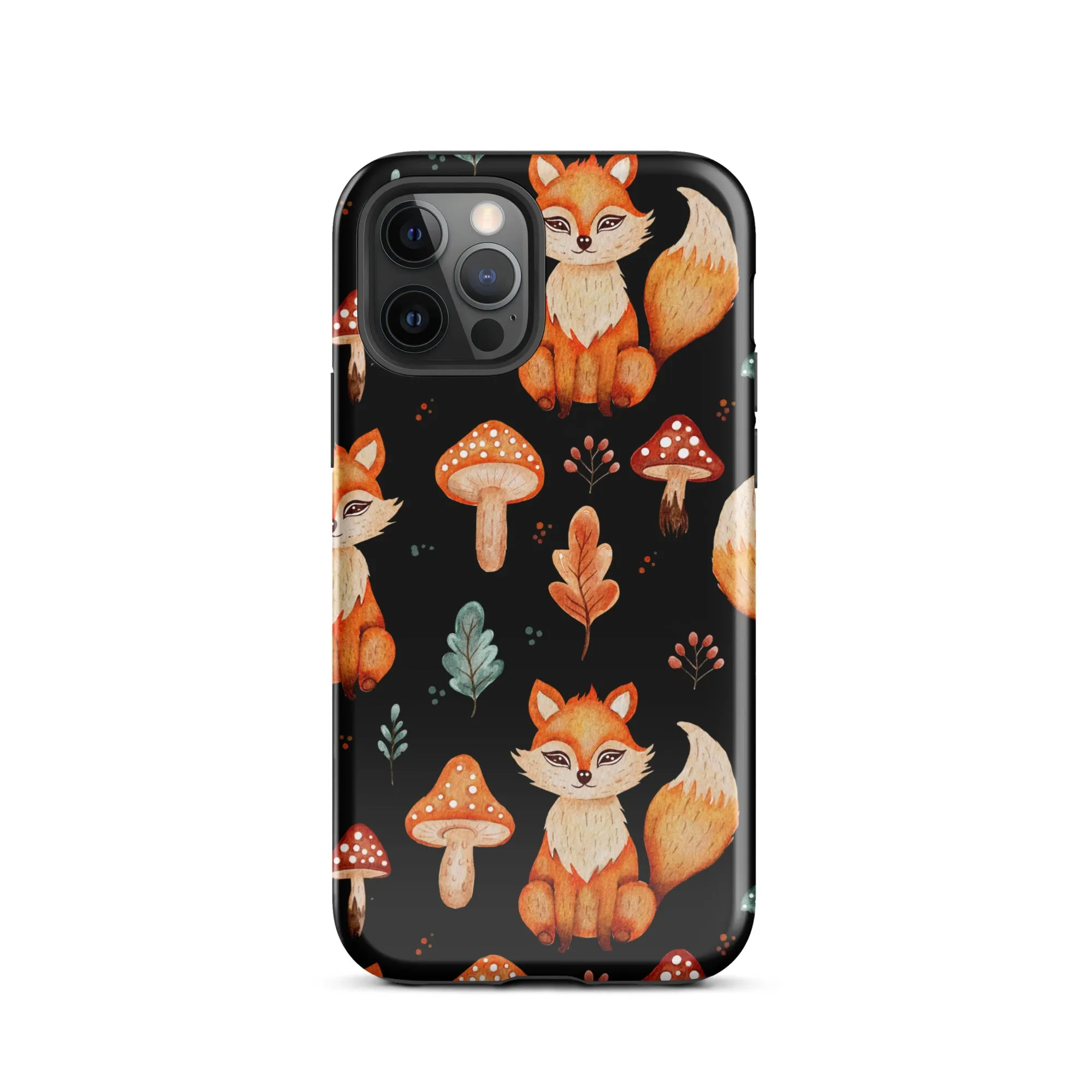 Autumn Fox & Mushroom Premium iphone Case