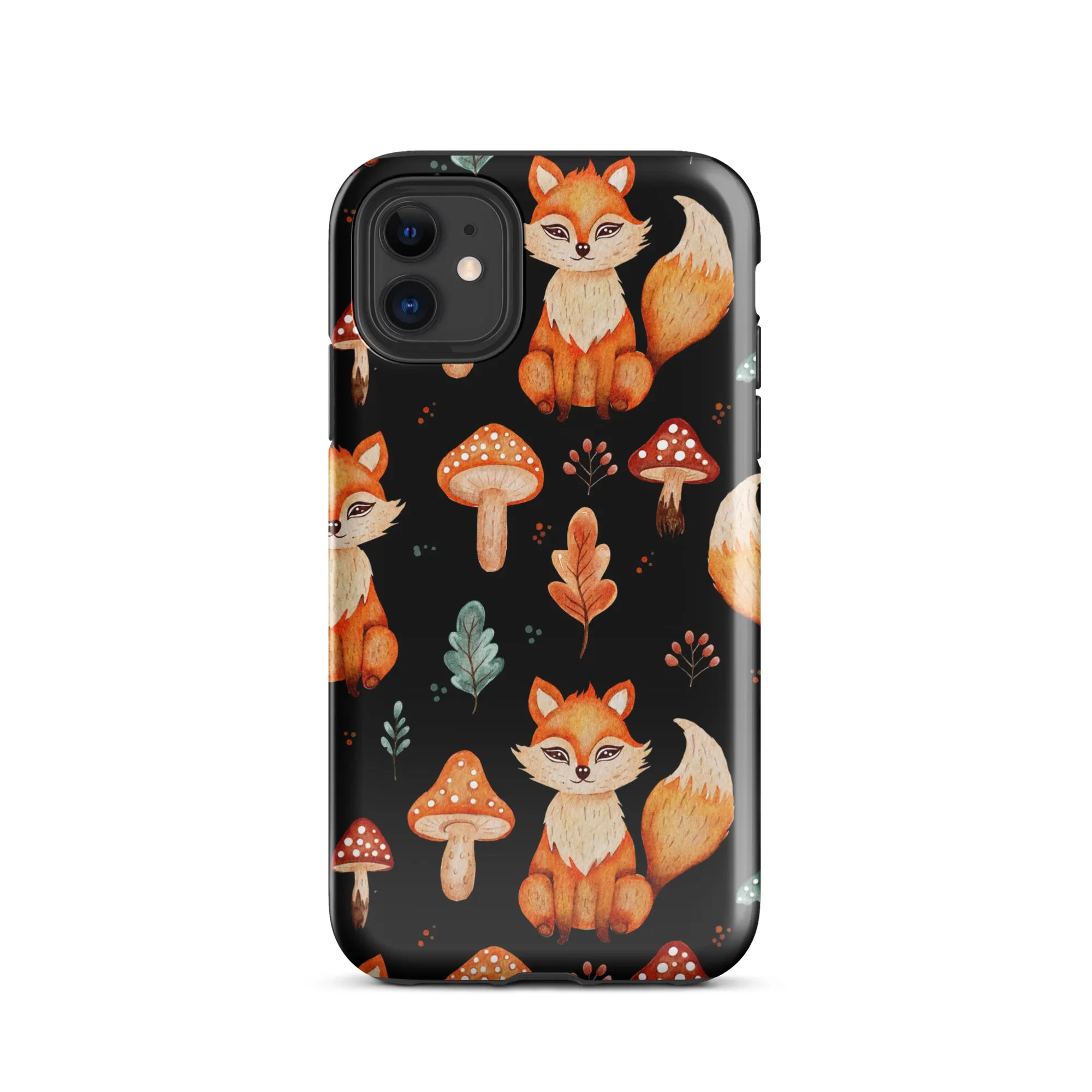 Autumn Fox & Mushroom Premium iphone Case