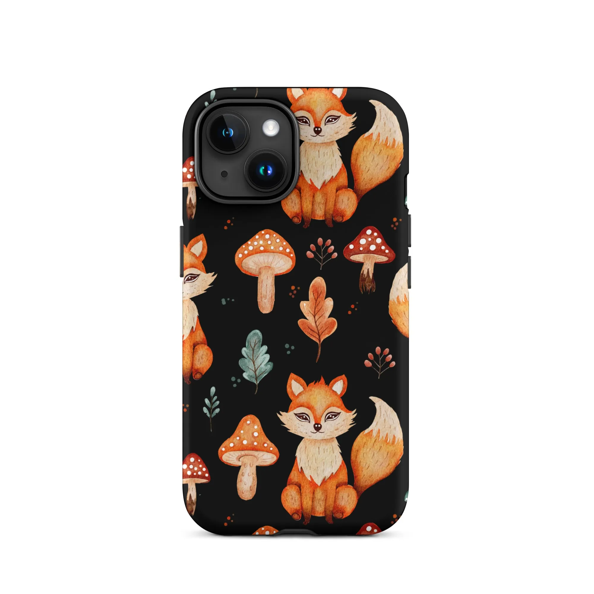 Autumn Fox & Mushroom Premium iphone Case