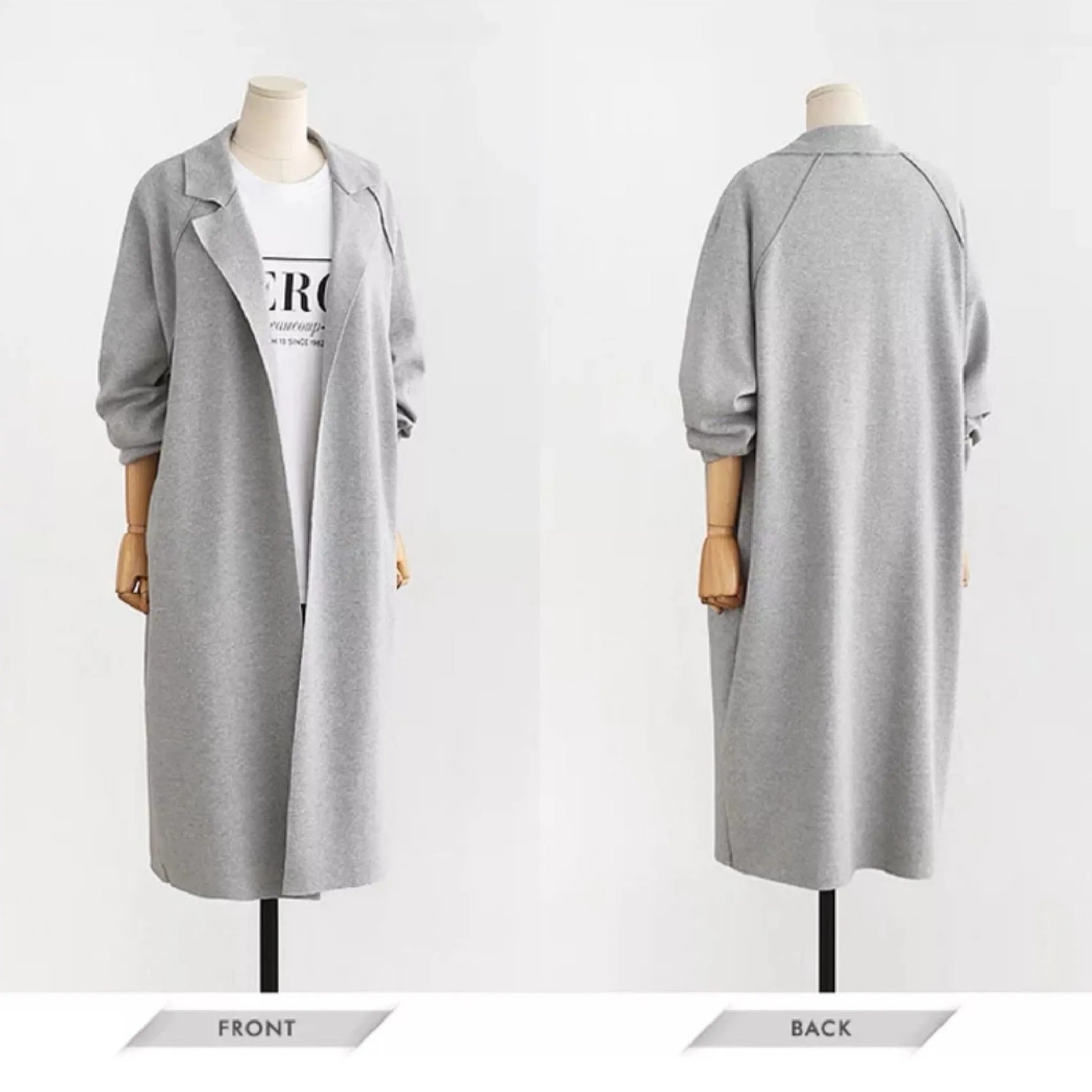 Autumn Turn-Down Collar Trench Coat