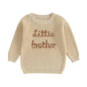 Baby Boys Deluxe Sweater - Cream - LITTLE BROTHER - Autumn