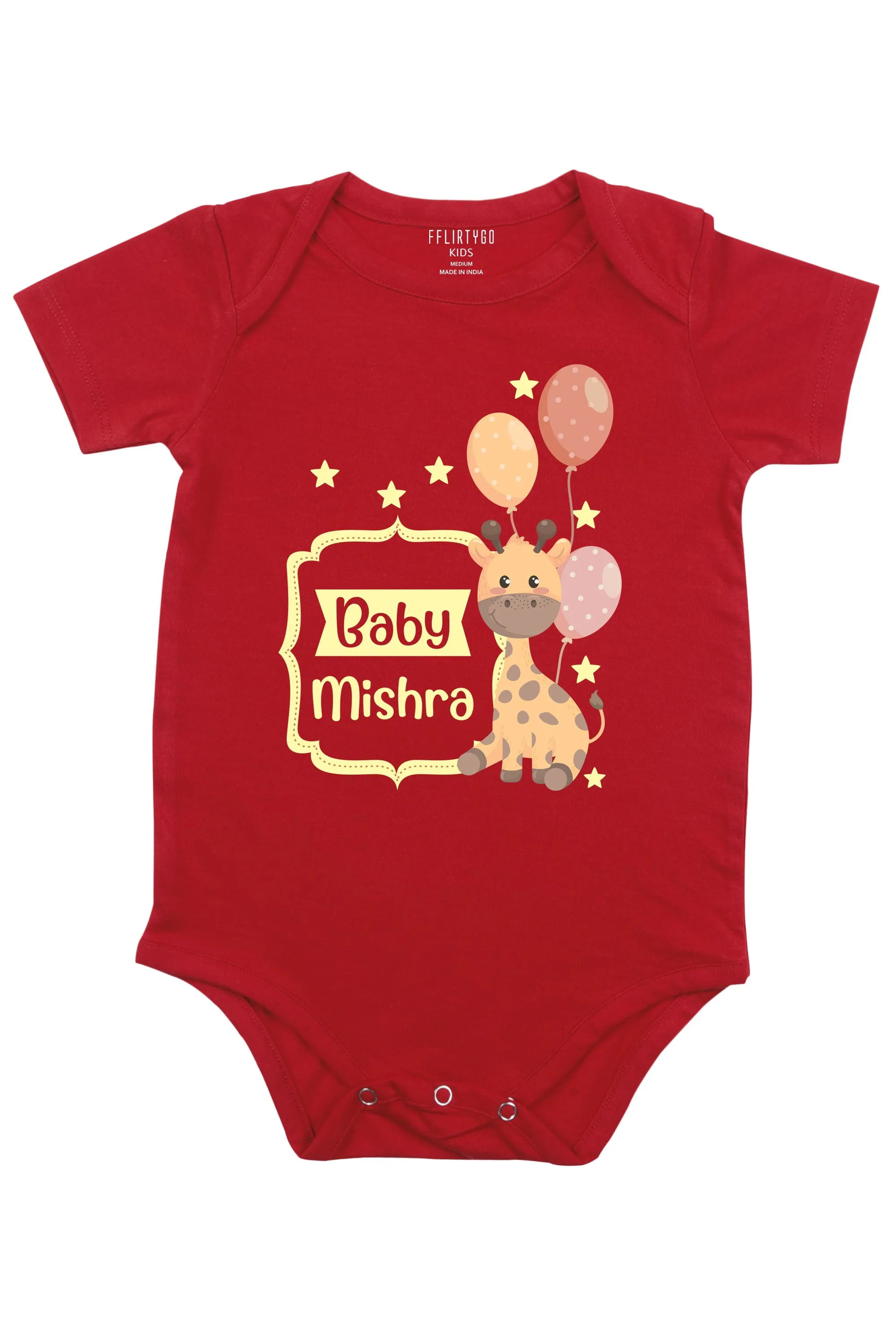 Baby Custom Surname Baby Romper | Onesies With Character