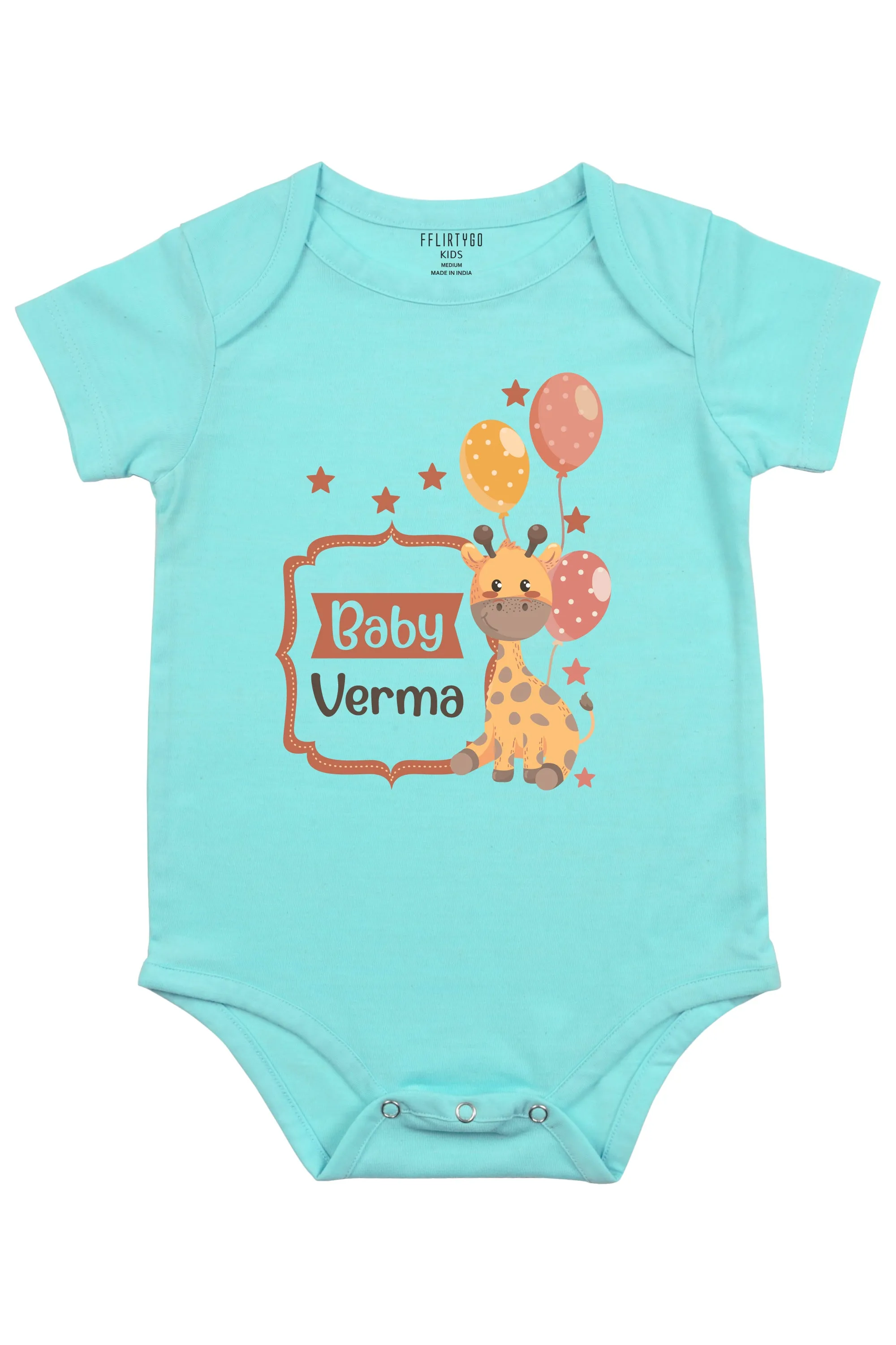 Baby Custom Surname Baby Romper | Onesies With Character