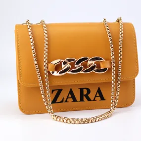 Bag Medium Leather Chain Shoulder Bag