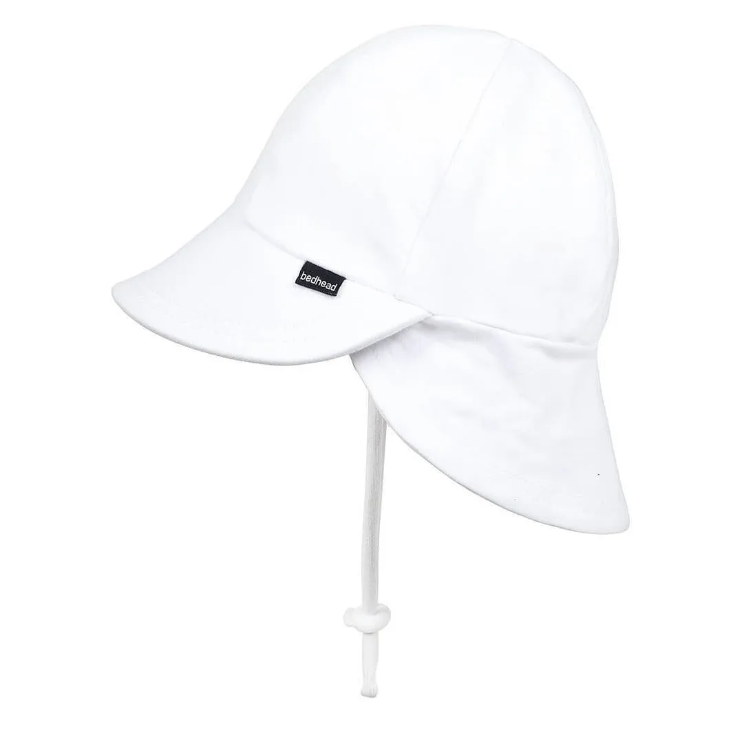 Bedhead Baby Legionnaire Flap Sunhat - White