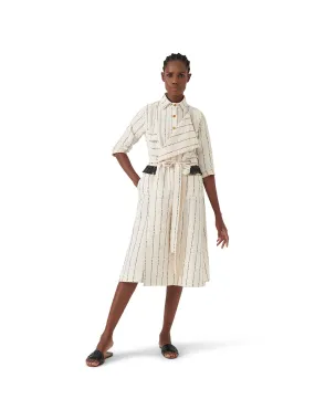 Beige Yakisukumwa Dress