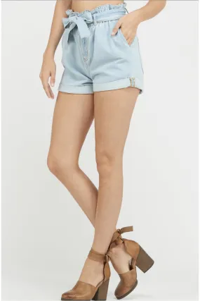 Belted PaperBag Shorts