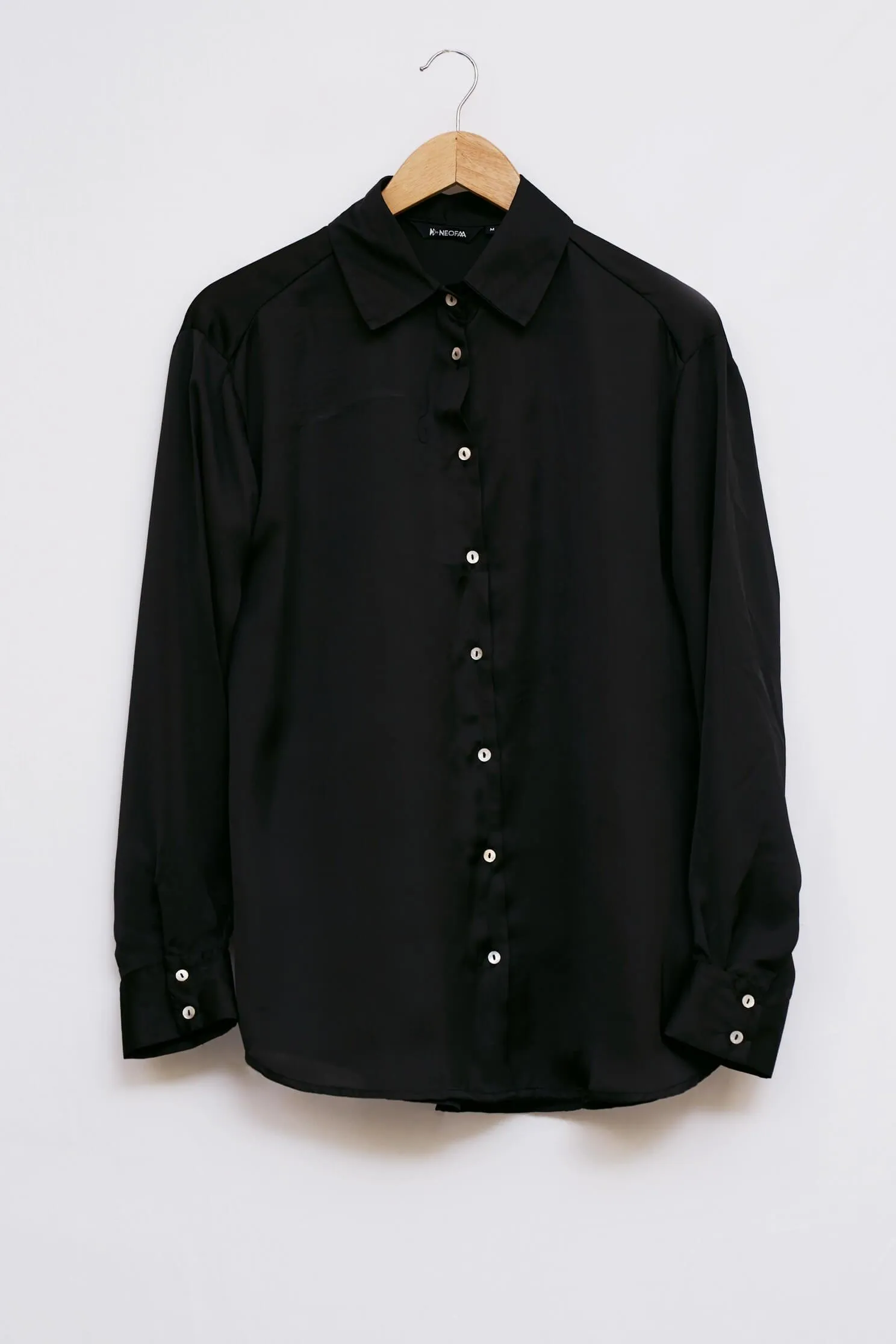 Black Regular Fit Casual Shirt