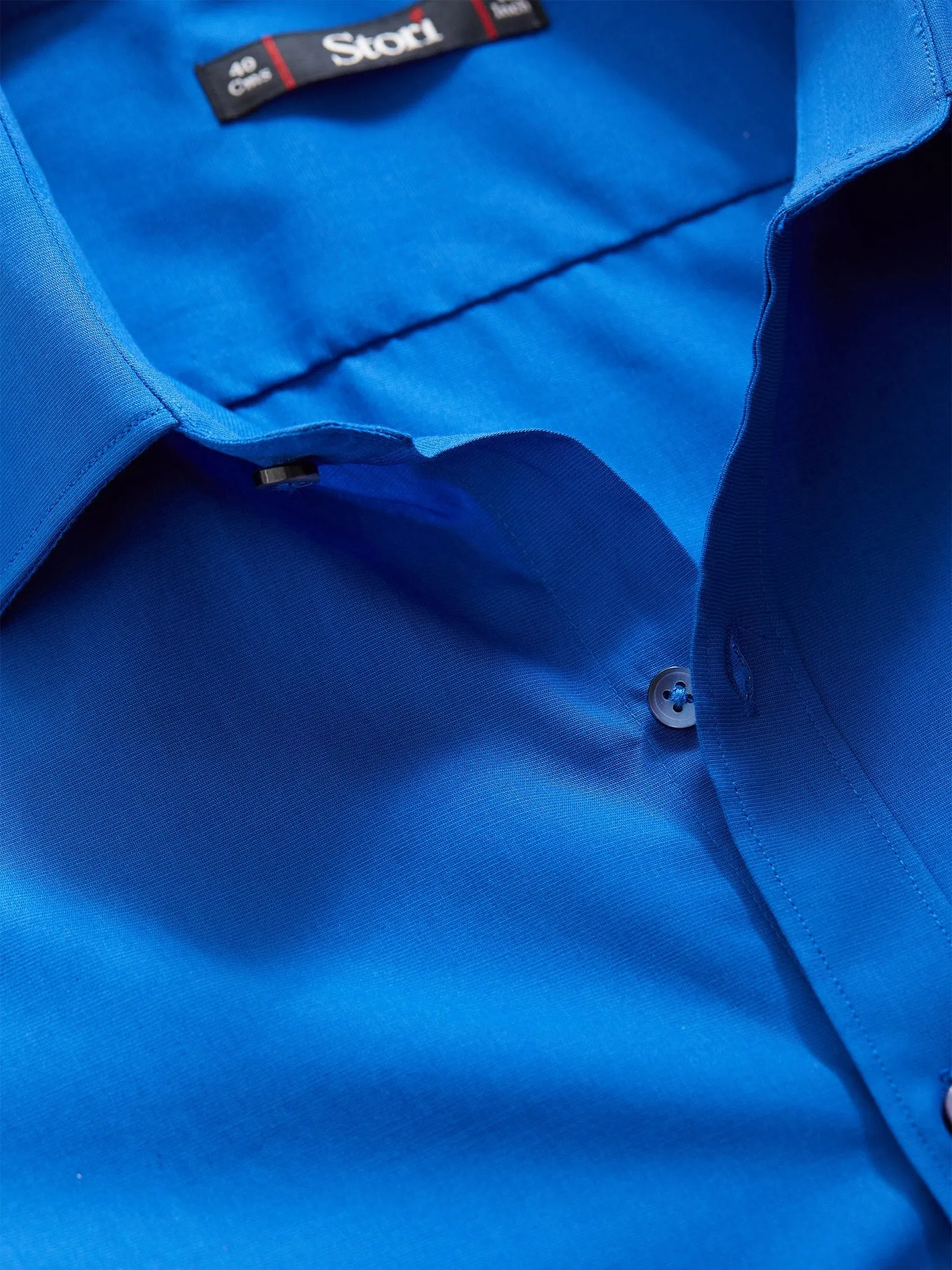 Blue Solid Shirt