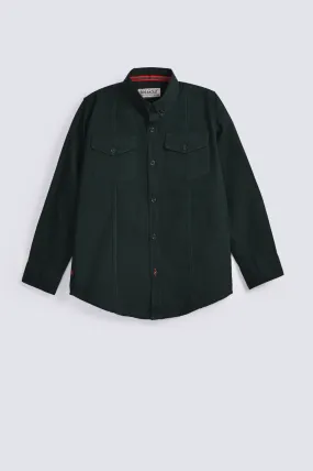 BOYS DOUBLE FLAP POCKET SHIRT