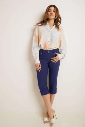 Chic Capri with Classic Cuffed Hem