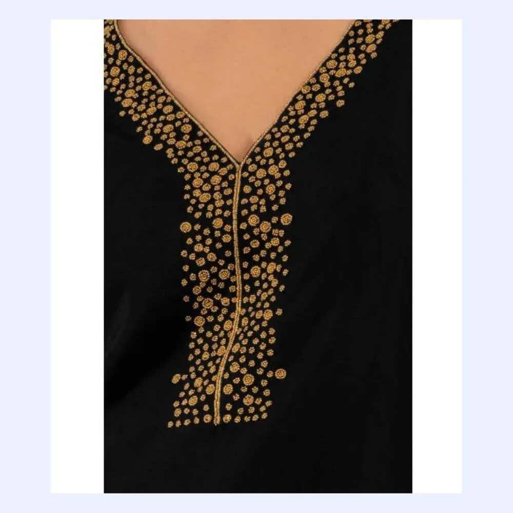 Chic Hand-Beaded Caftan