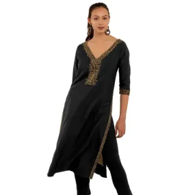 Chic Hand-Beaded Caftan