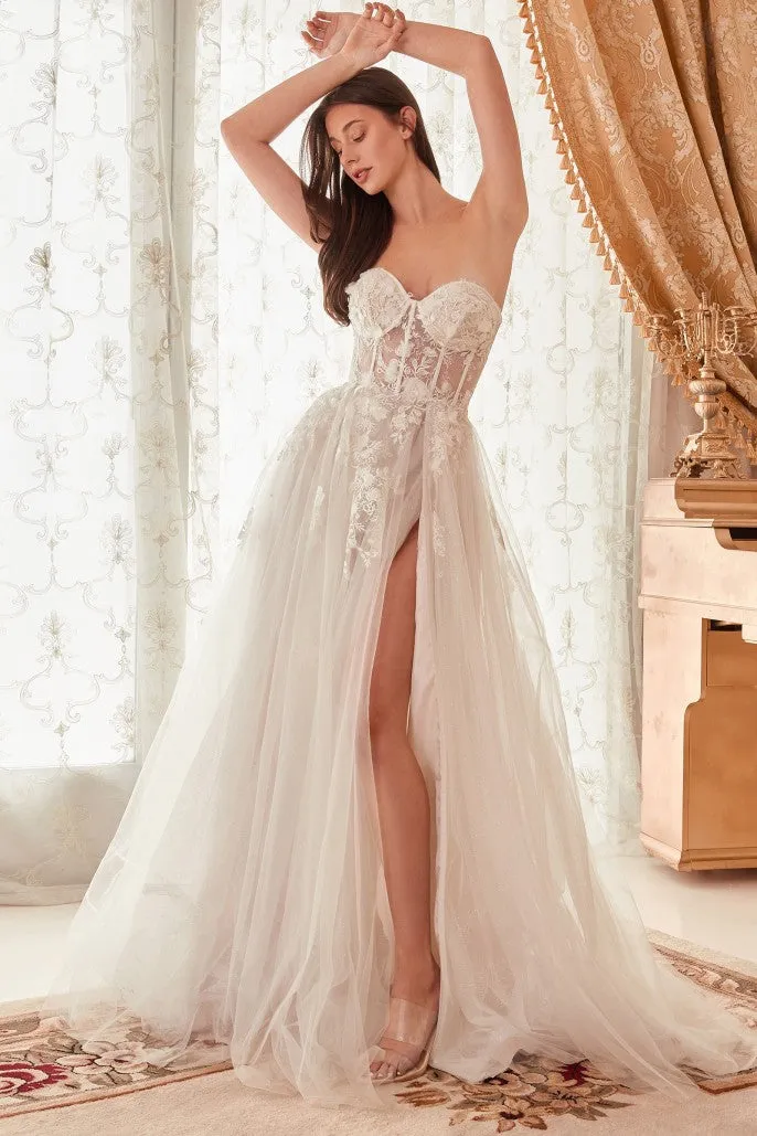 Couture Dreams | Strapless Bridal Ball Gown | Andrea & Leo Couture A1089W