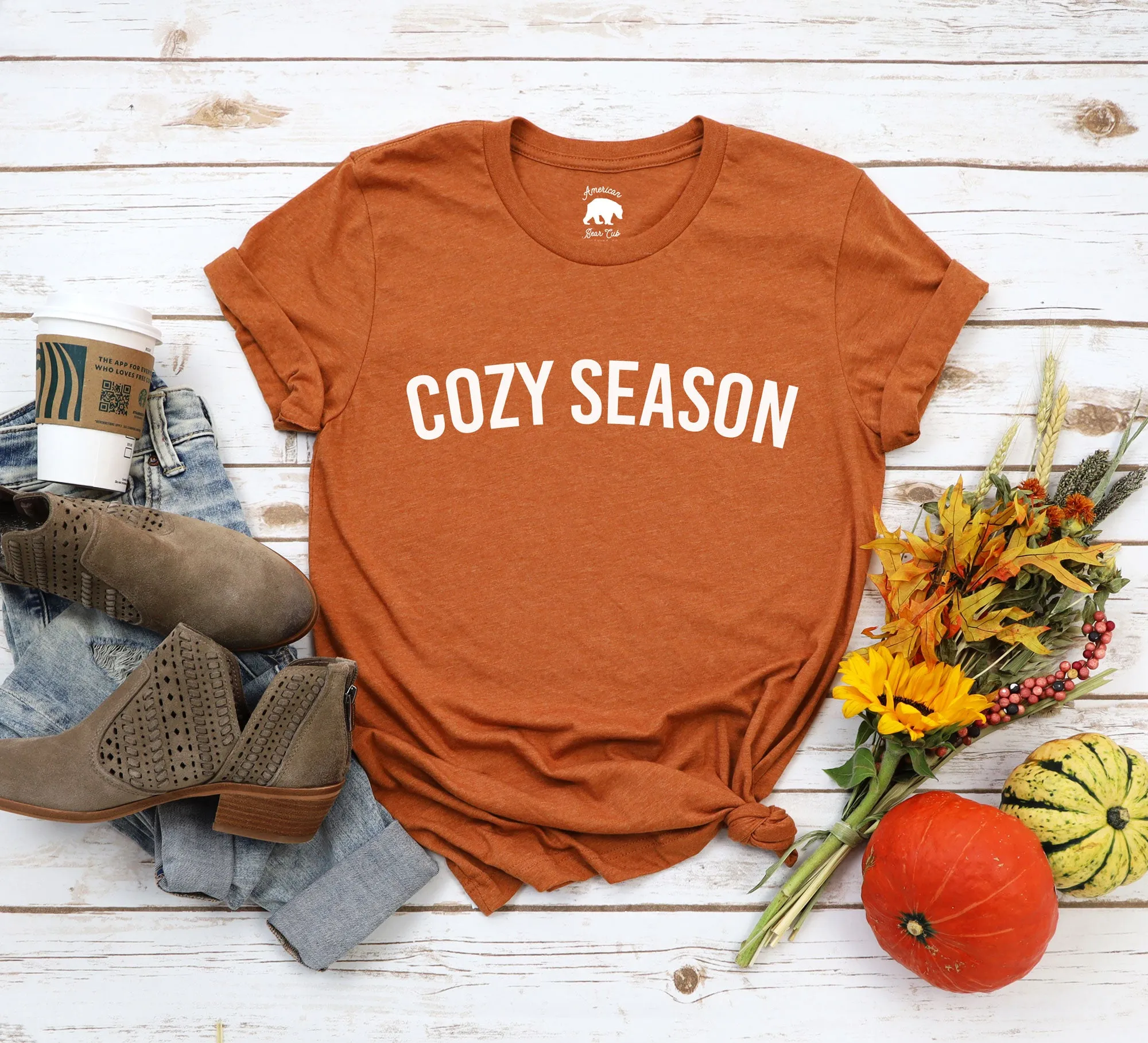 Cozy Season Adult Shirts - light or dark artwork