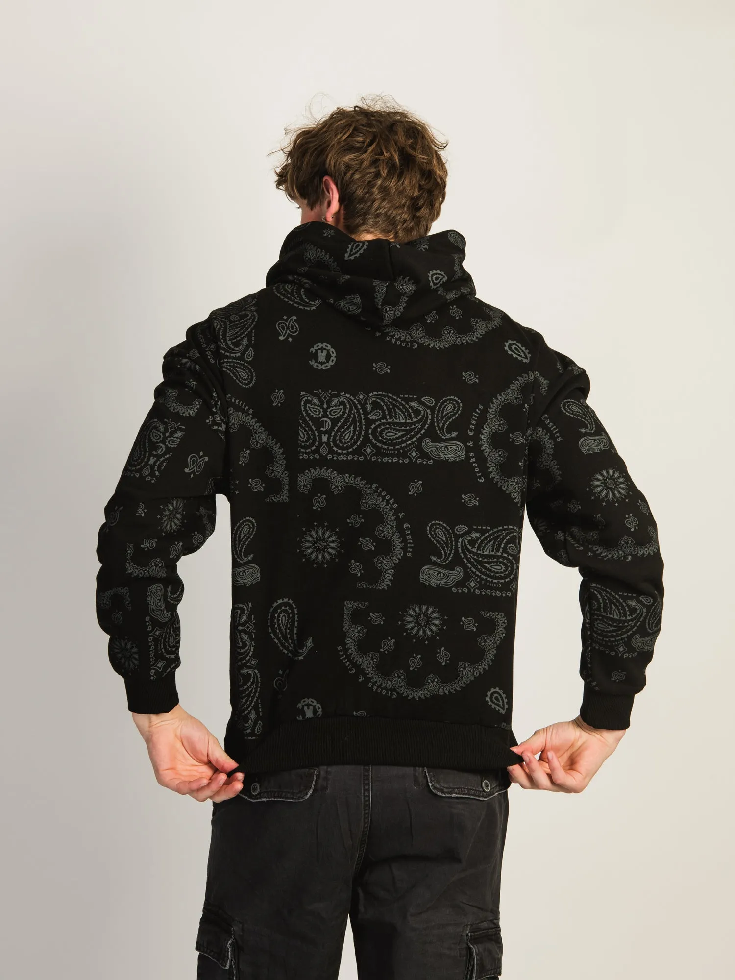 CROOKS & CASTLES GOTHIC AOP DROP SHLDR PAISLEY