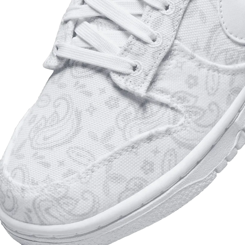 Dunk Low White Paisley