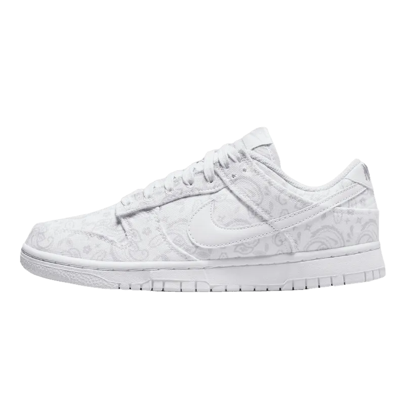 Dunk Low White Paisley