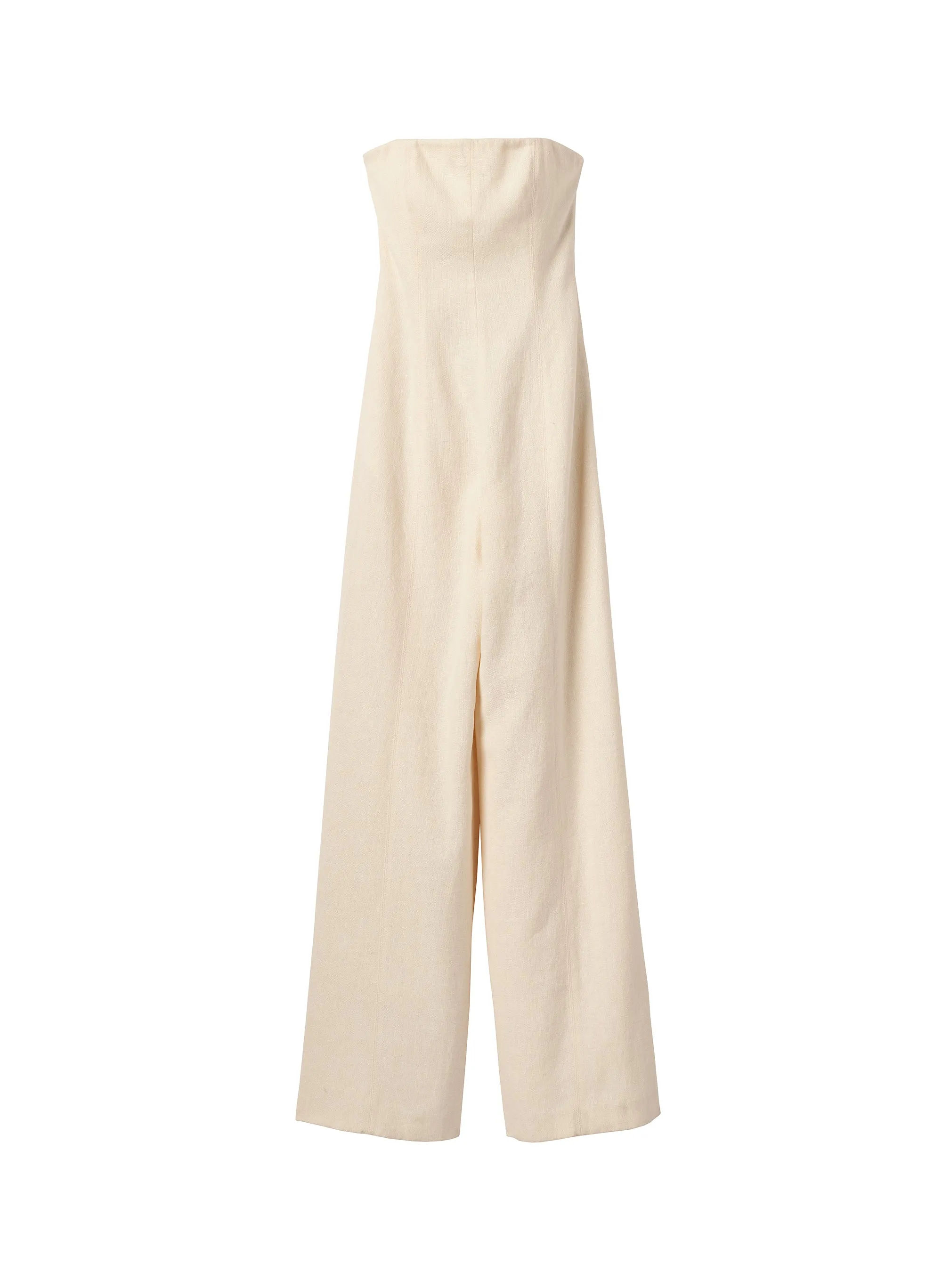 Eden Strapless Linen Jumpsuit