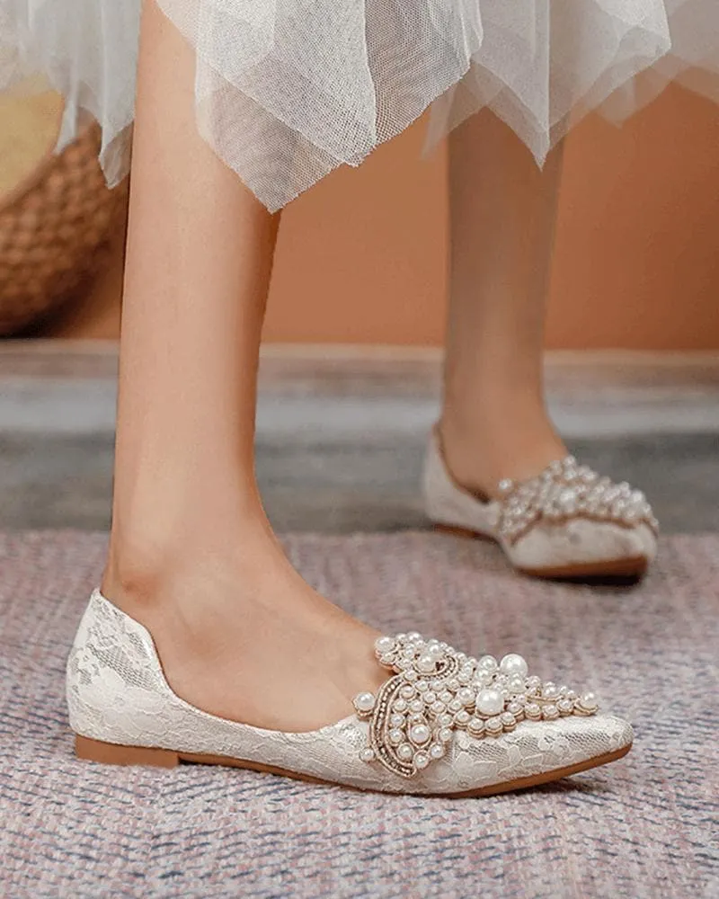 Elegant Daily Pearl Flats