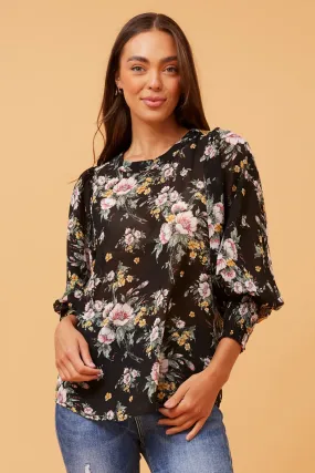 ELEGANT FLORAL BLOUSE