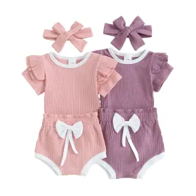 ELOISE Bowtie Ruffle Summer Outfit