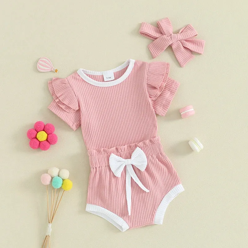 ELOISE Bowtie Ruffle Summer Outfit