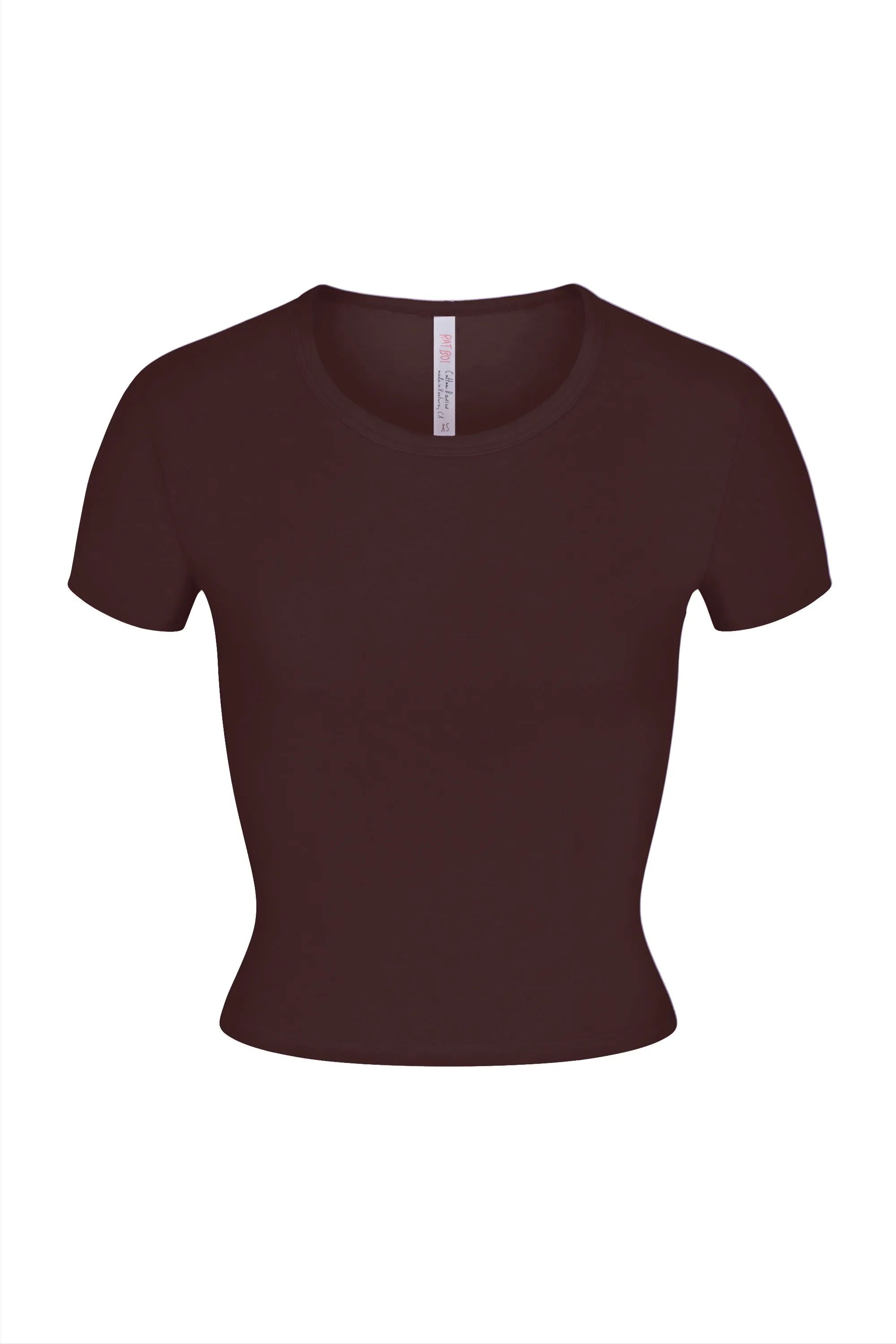 EVERY DAY BABY TEE IN MOCHA