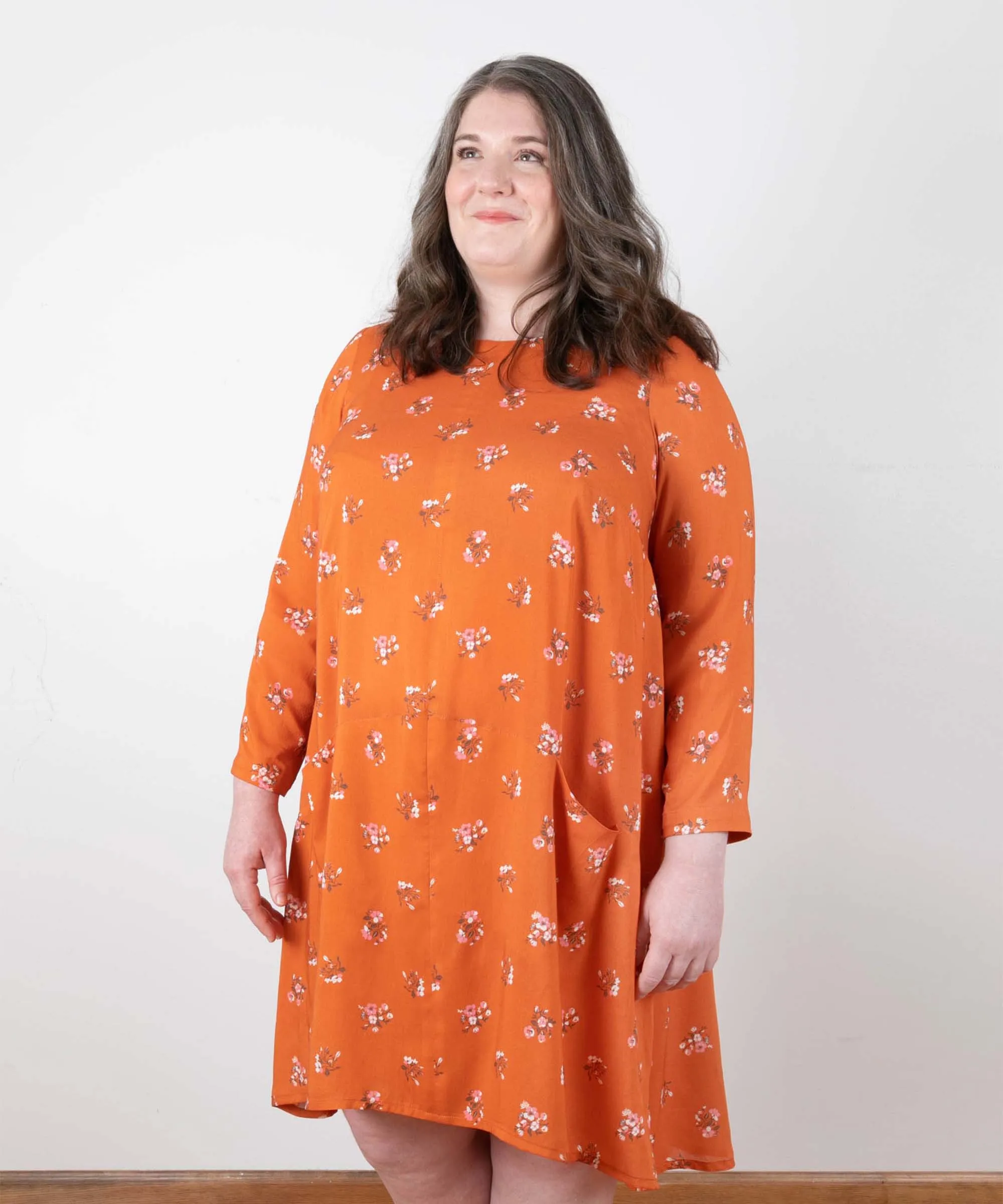 Farrow Dress Sewing Pattern by Grainline Studios Patterns | Sizes 14-30