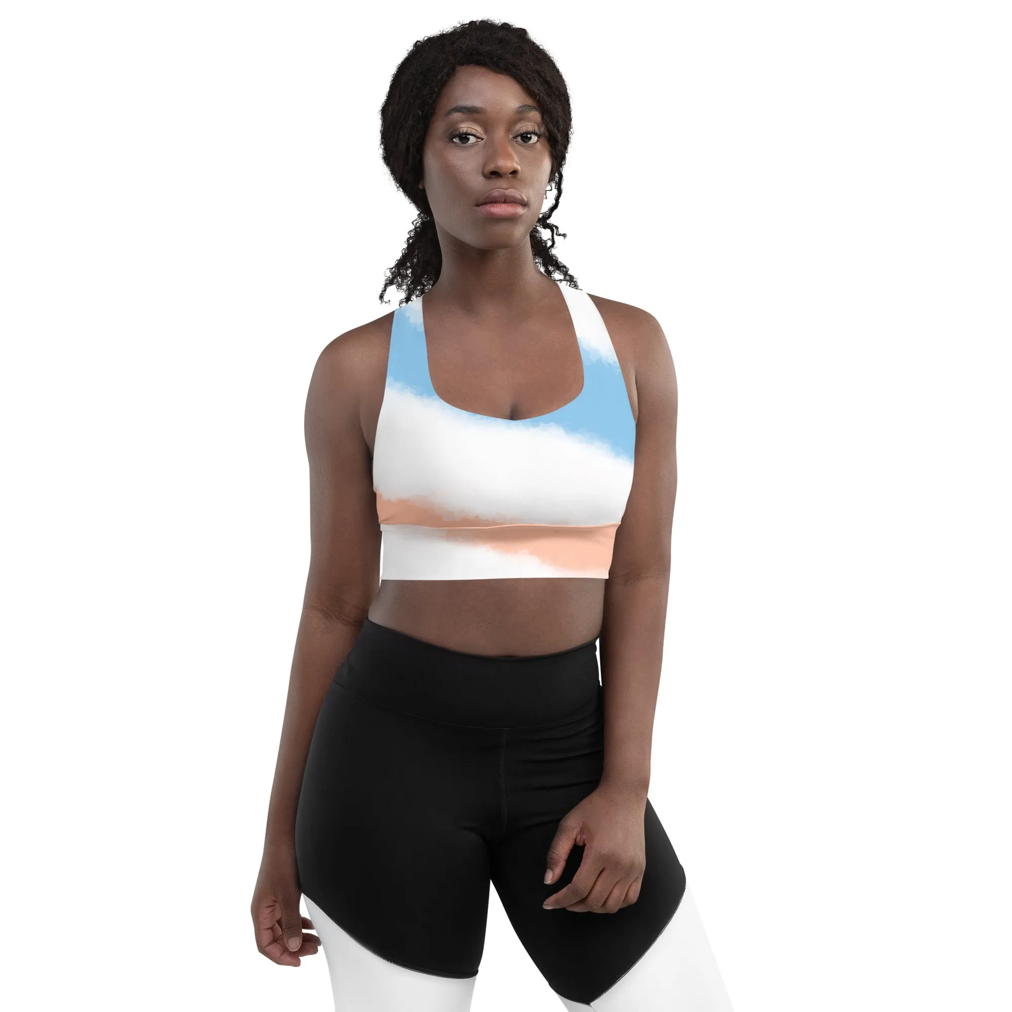 FlexiExtend Longline Sports Bra – Bo Splash