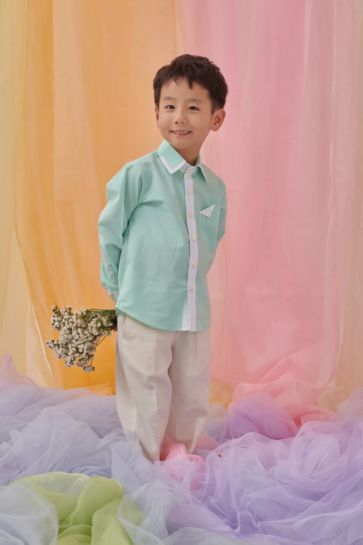 FURIN - Summer Sea Green shirt