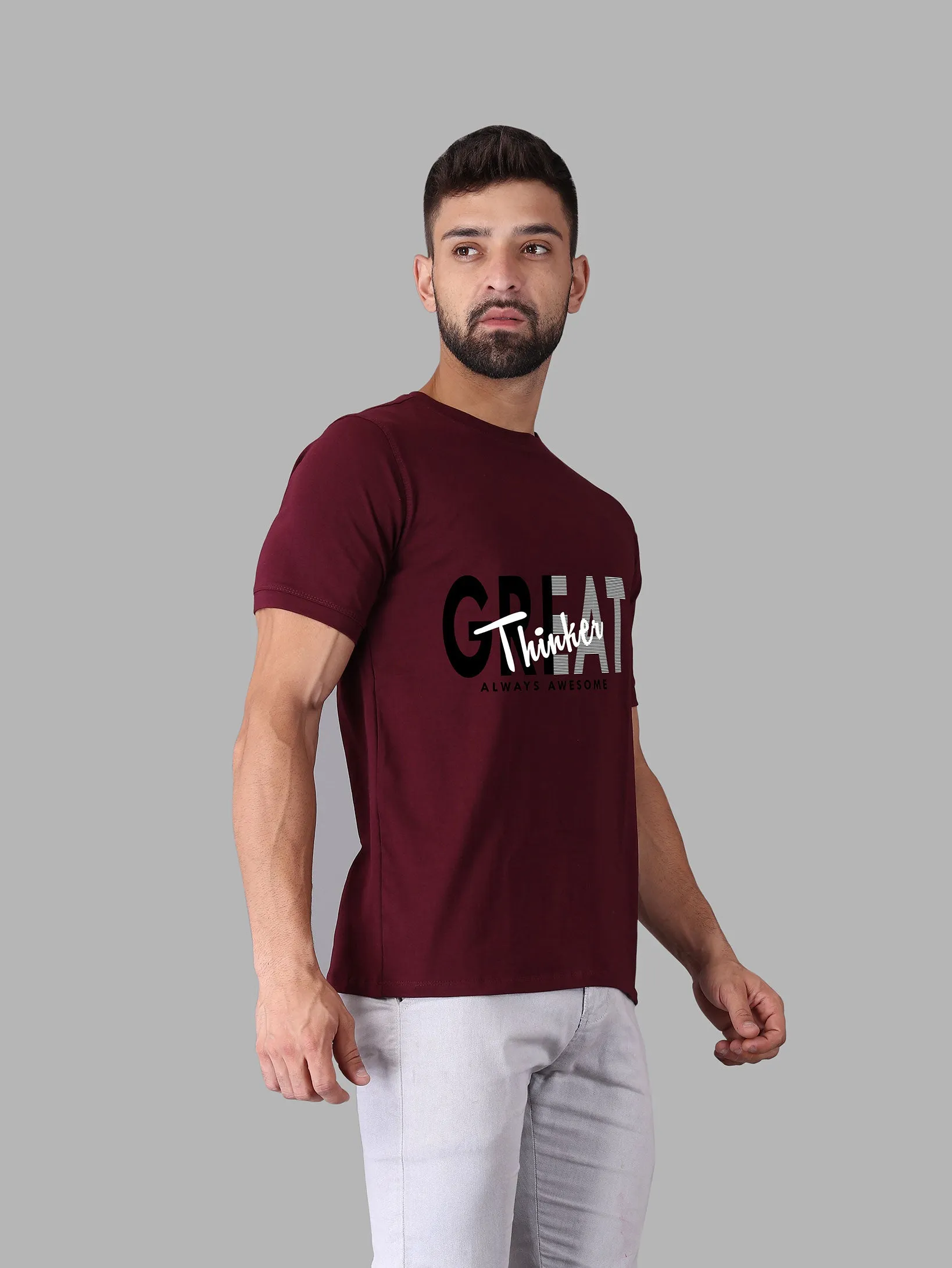 Great Thinker Crew Neck T-shirt