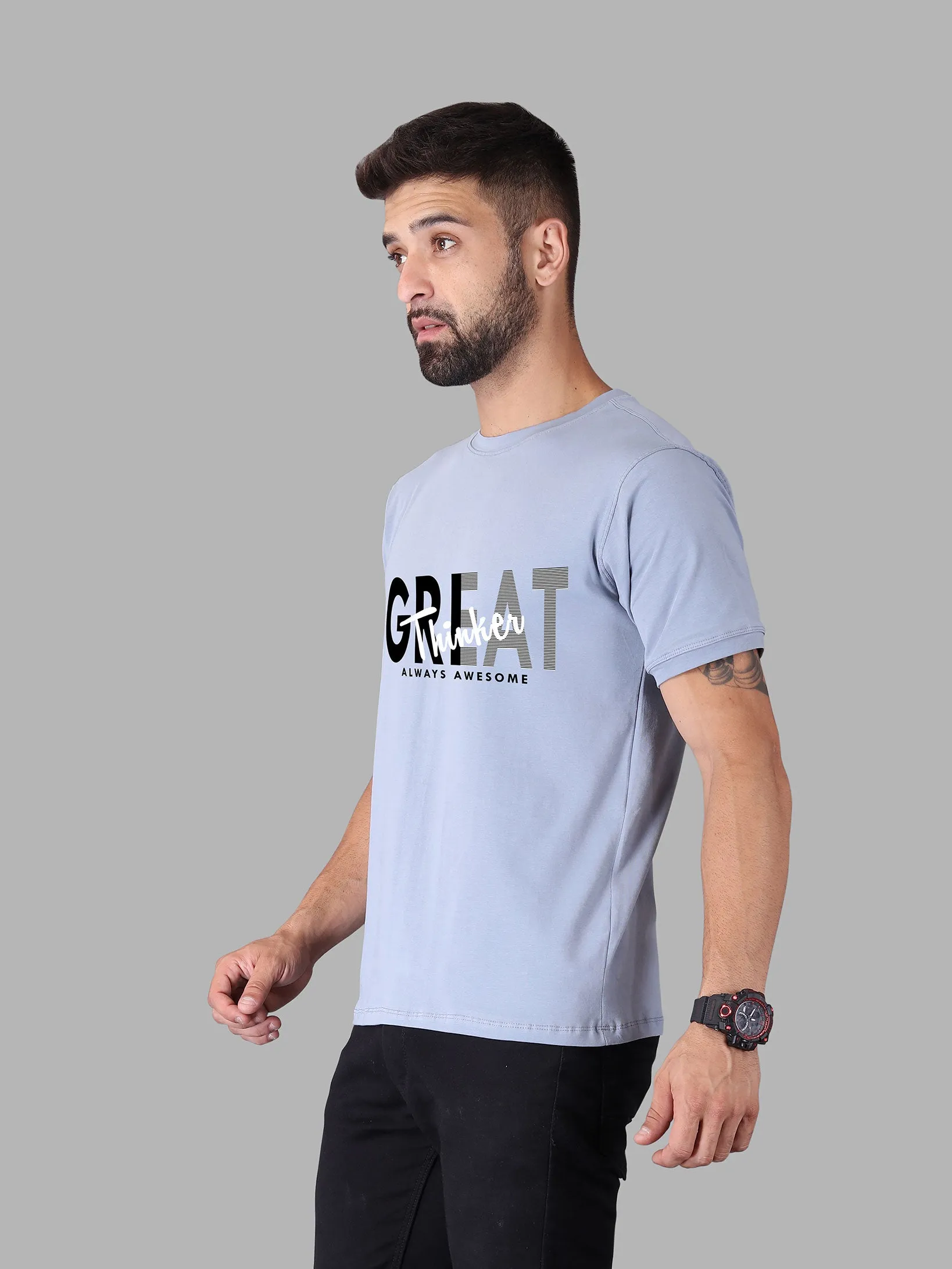 Great Thinker Crew Neck T-shirt