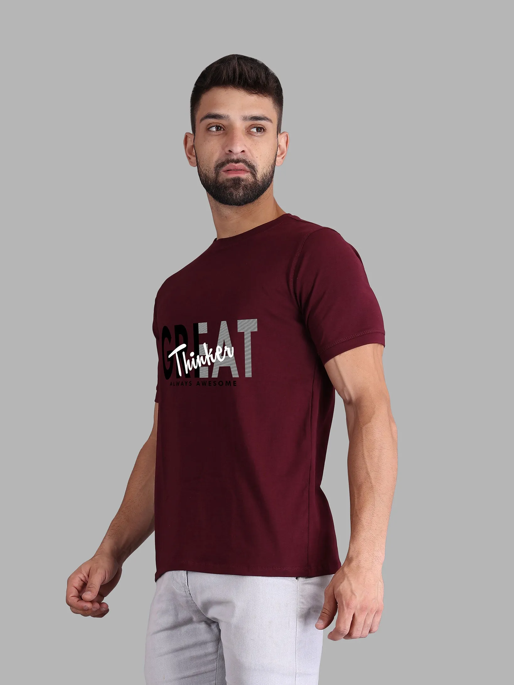 Great Thinker Crew Neck T-shirt