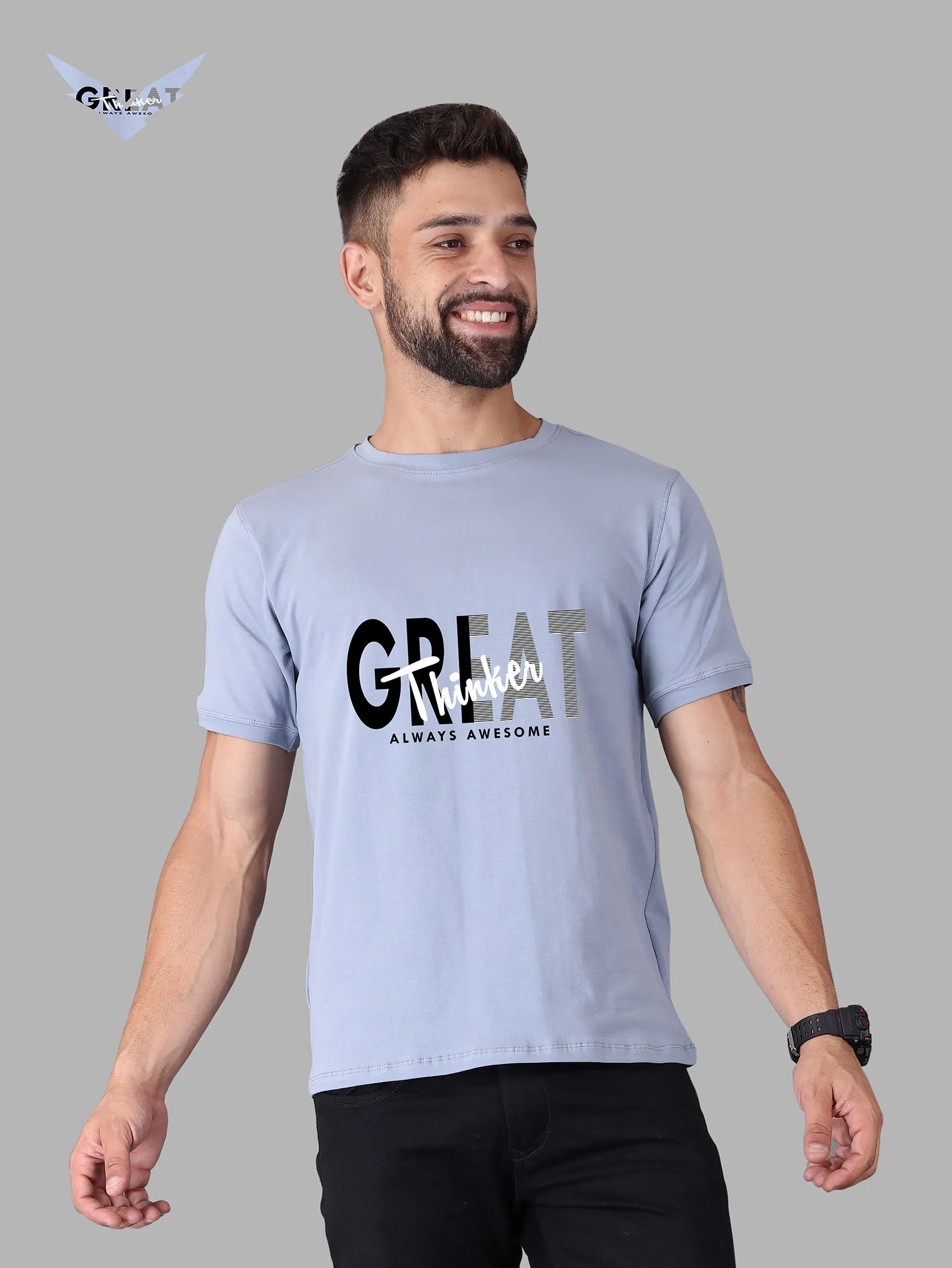 Great Thinker Crew Neck T-shirt