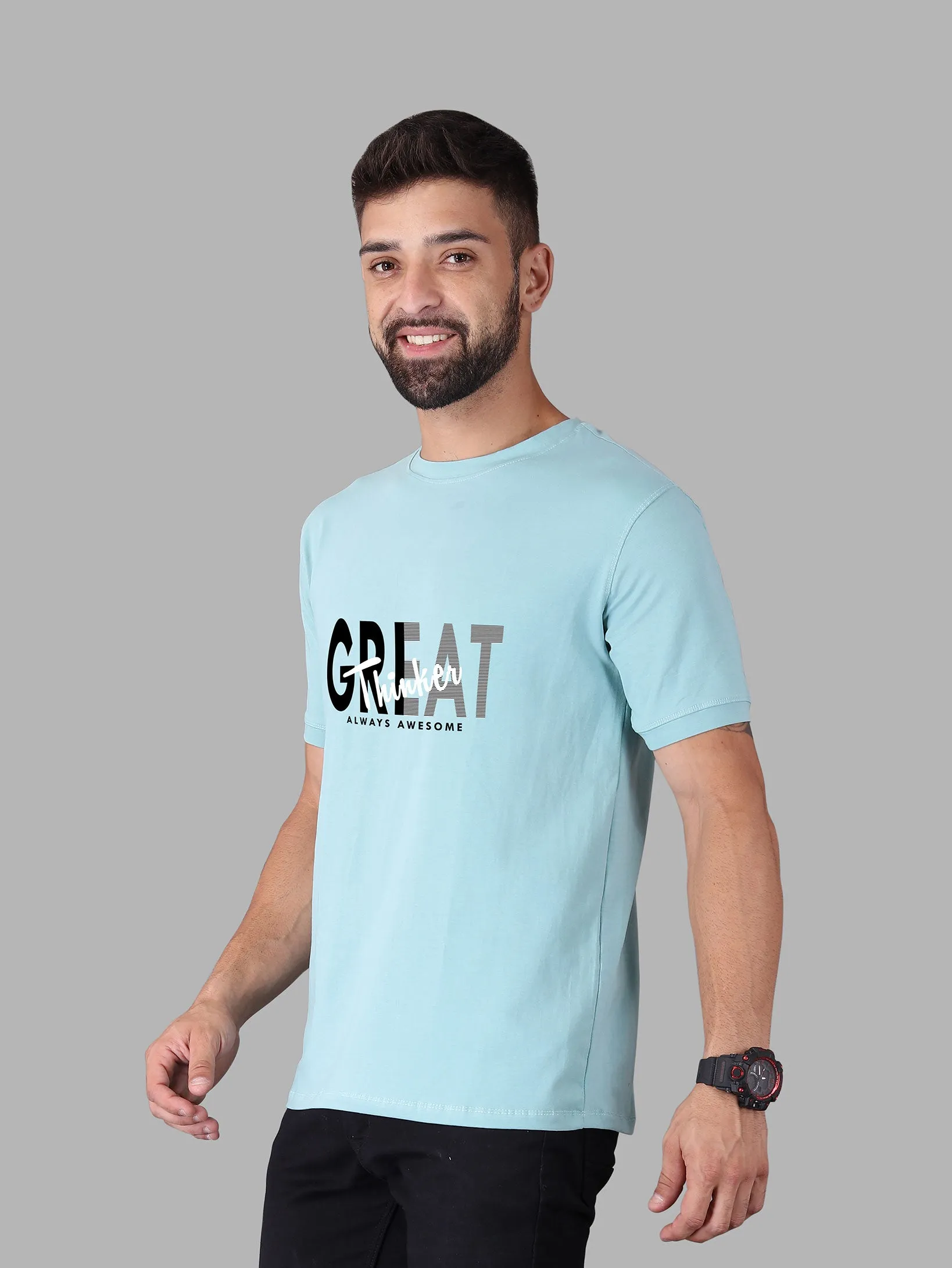 Great Thinker Crew Neck T-shirt