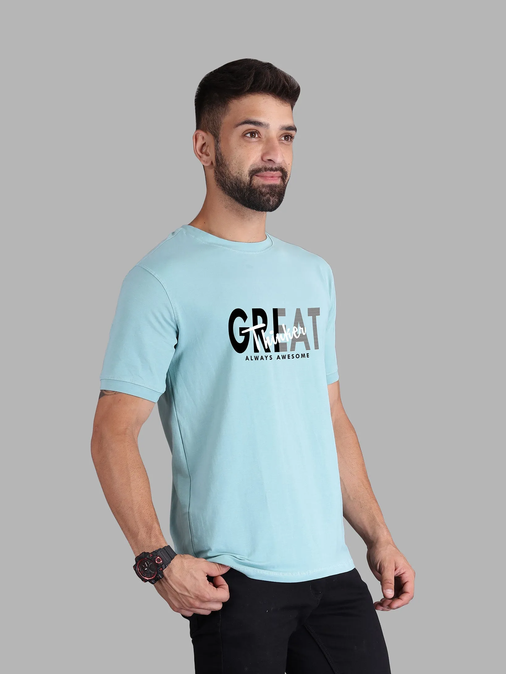 Great Thinker Crew Neck T-shirt