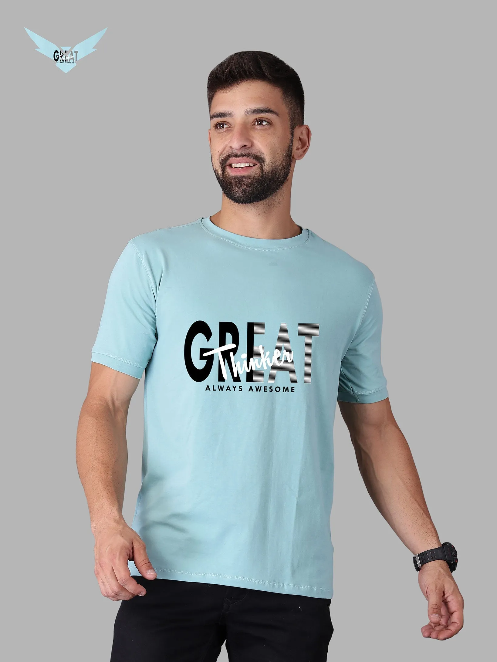 Great Thinker Crew Neck T-shirt