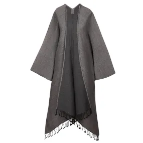 Grey Matter Boiled Wool Kimono Coat ONE OF A KIND